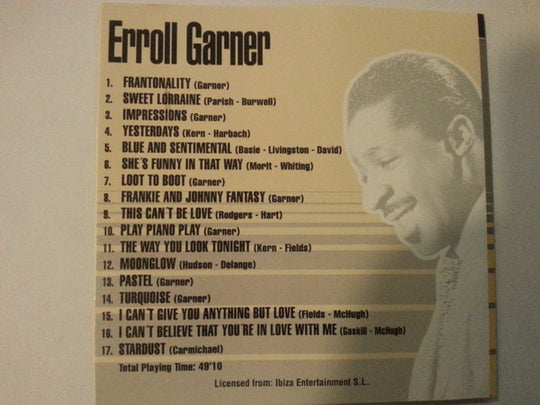 Erroll Garner "Erroll Garner" (CD)-CDs-UnDigable Digs