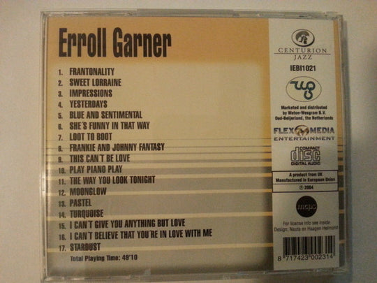 Erroll Garner "Erroll Garner" (CD)-CDs-UnDigable Digs