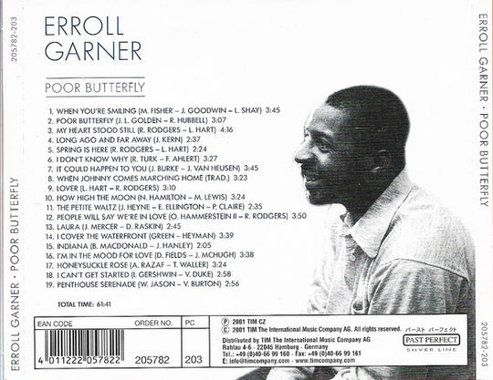 Erroll Garner "Poor Butterfly" (CD) (2001 Past Perfect)-CDs-UnDigable Digs