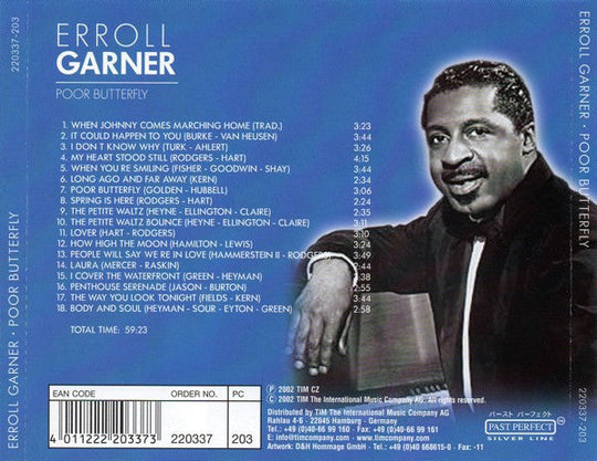 Erroll Garner "Poor Butterfly" (CD) (2002 Past Perfect)-CDs-UnDigable Digs