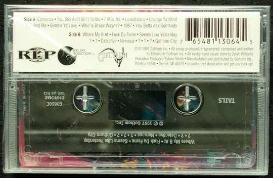 Esham "Bruce Wayne Gothom City 1987"-Cassette Tapes-UnDigable Digs