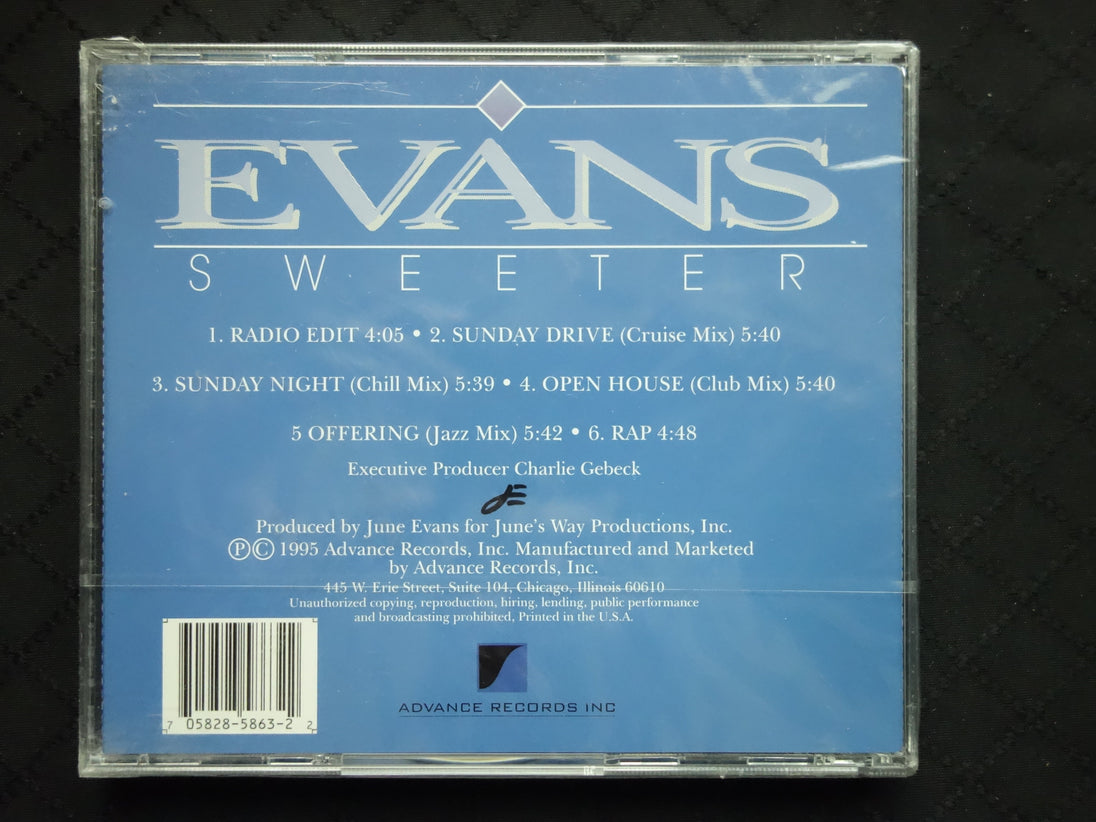 Evans "Sweeter" (Maxi-Single) (CD)-CDs-UnDigable Digs