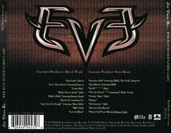 Eve "Let There Be Eve... Ruff Ryders' First Lady" (CD)-CDs-UnDigable Digs