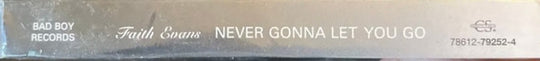 Faith Evans "Never Gonna Let You Go" (Single)-Cassette Tapes-UnDigable Digs