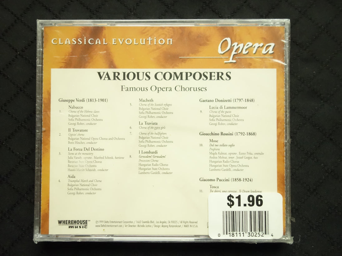 Famous Opera Choruses (CD)-CDs-UnDigable Digs