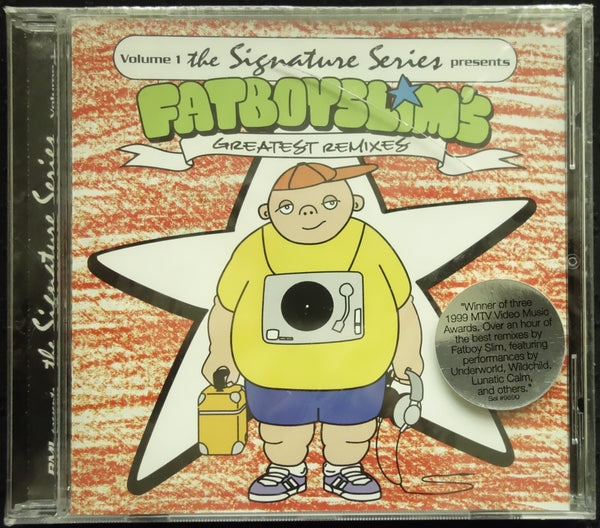 Fatboy Slim "Volume 1 The Signature Series Presents: Fatboy Slim's Greatest Remixes" (CD)-CDs-UnDigable Digs