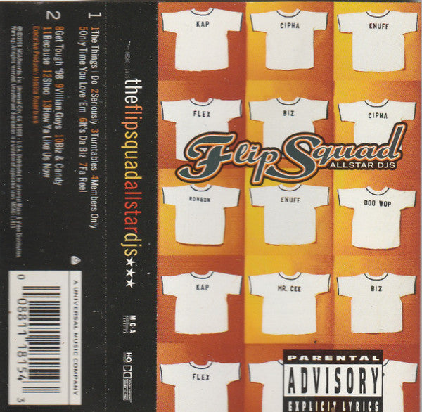 Flip Squad Allstars "The Flip Squad Allstar DJs"-Cassette Tapes-UnDigable Digs