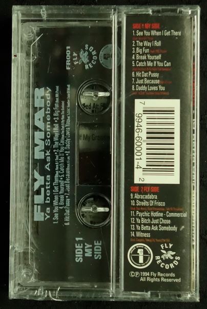 Fly Mar "Ya Betta Ask Somebody"-Cassette Tapes-UnDigable Digs