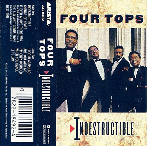 Four Tops "Indestructible"-Cassette Tapes-UnDigable Digs