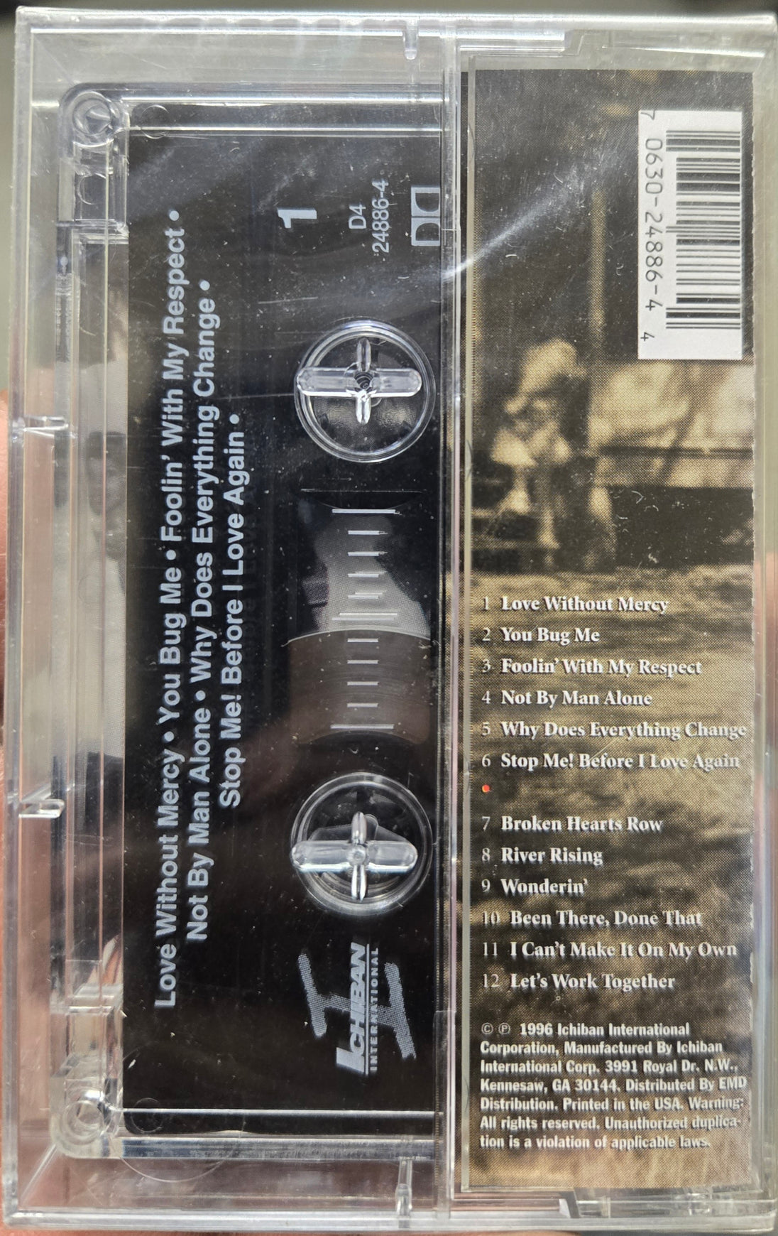 Francine Reed "Can't Make It On My Own"-Cassette Tapes-UnDigable Digs