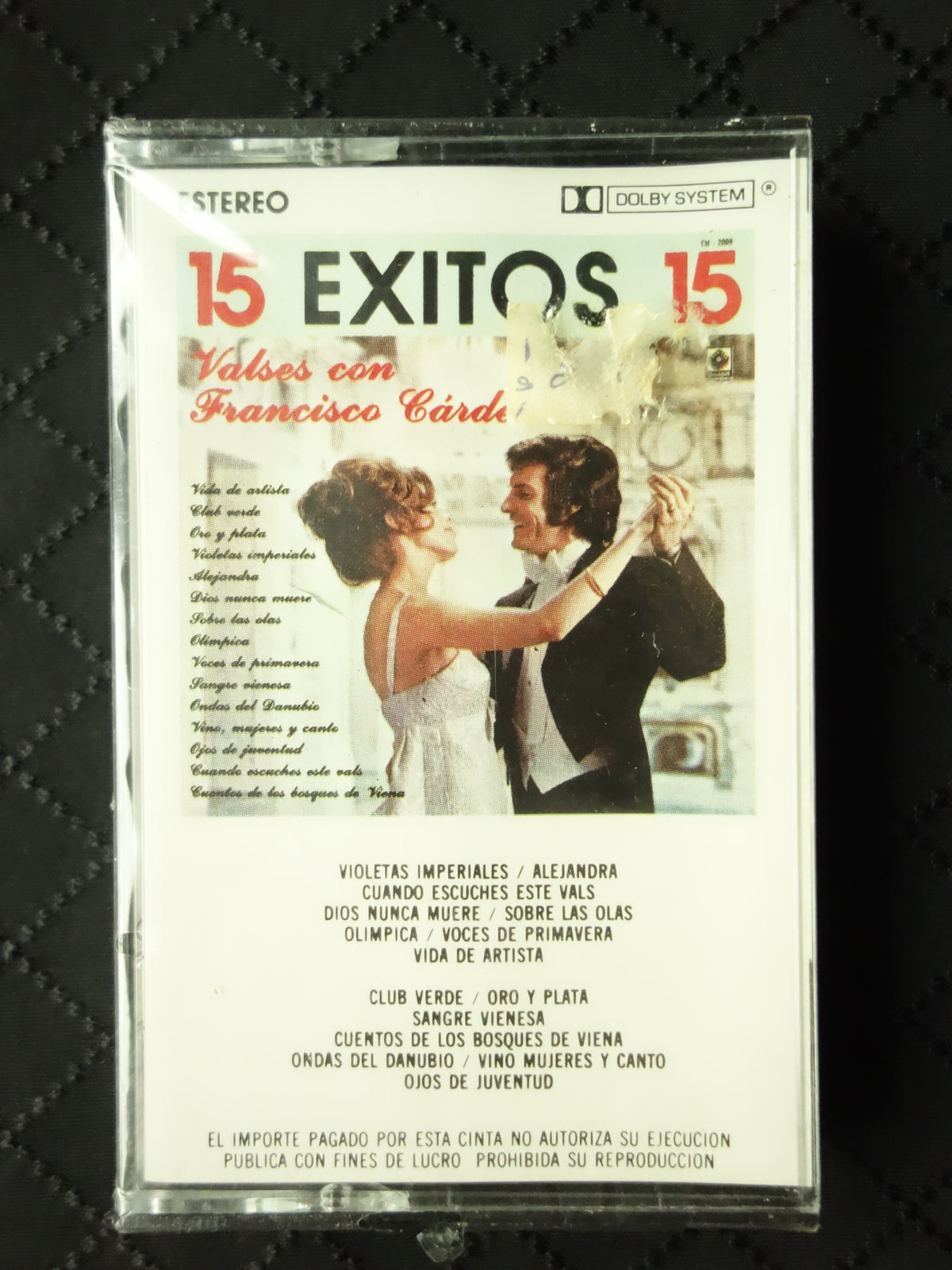 Francisco Cárdenas "Valses Con Francisco Cárdenas"-Cassette Tapes-UnDigable Digs
