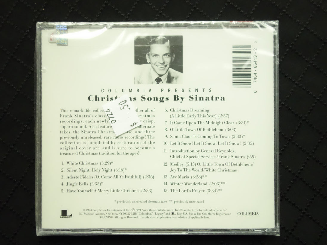 Frank Sinatra "Christmas Songs By Sinatra" (CD)-CDs-UnDigable Digs