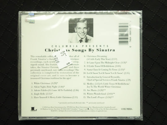 Frank Sinatra "Christmas Songs By Sinatra" (CD)-CDs-UnDigable Digs