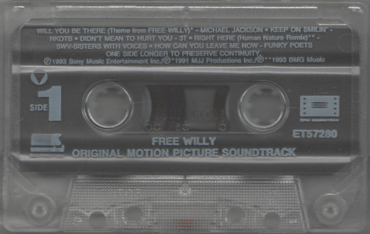 Free Willy (Original Motion Picture Soundtrack)-Cassette Tapes-UnDigable Digs