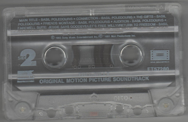 Free Willy (Original Motion Picture Soundtrack)-Cassette Tapes-UnDigable Digs