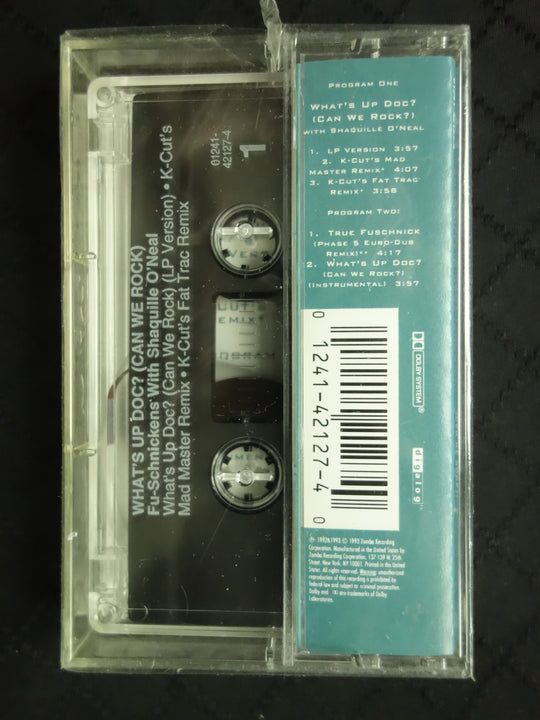 Fu-Schnickens With Shaquille O'Neal (Shaq-Fu) "What's Up Doc? (Can We Rock?)" (Maxi-Single)-Cassette Tapes-UnDigable Digs