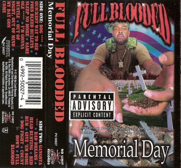 Full Blooded "Memorial Day"-Cassette Tapes-UnDigable Digs