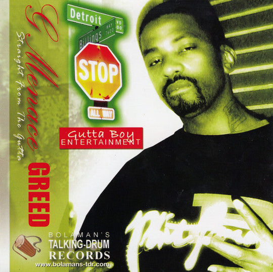 G-Menace "Greed" (CD Single)-CDs-UnDigable Digs
