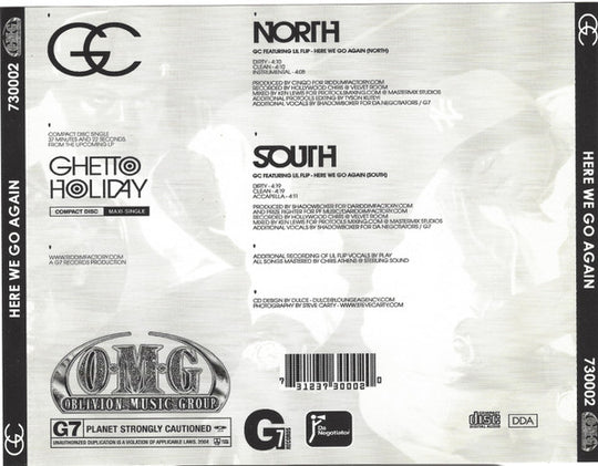 GC (Ghetto Concept) f; Lil' Flip "Here We Go Again" (CD Single)-CDs-UnDigable Digs