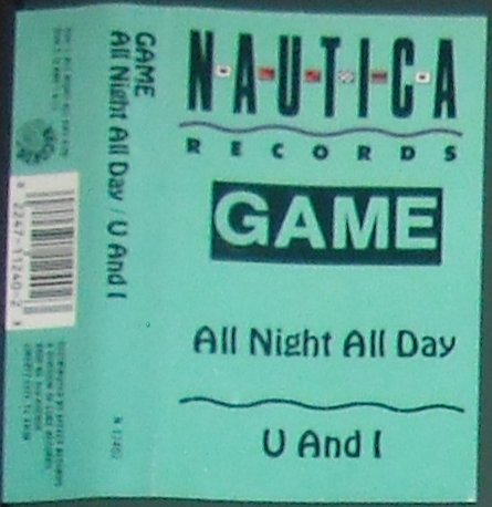 Game "All Night All Day" (Single)-Cassette Tapes-UnDigable Digs