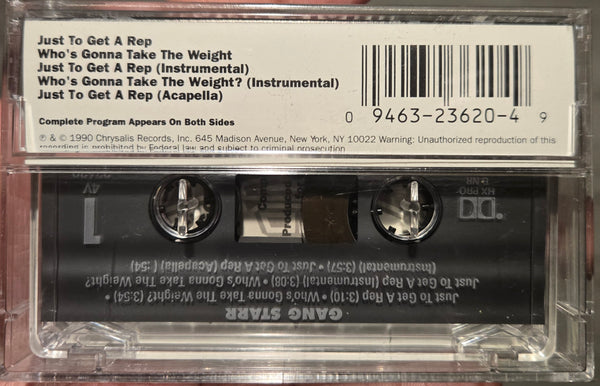 Gang Starr "Just To Get A Rep" (Maxi-Single)-Cassette Tapes-UnDigable Digs