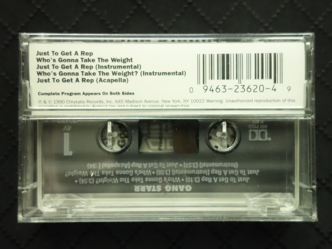 Gang Starr "Just To Get A Rep" (Maxi-Single)-Cassette Tapes-UnDigable Digs