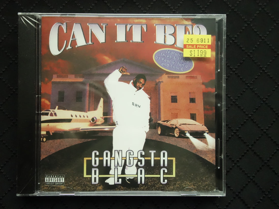 Gangsta Blac "Can It Be?" (CD) (RE)-CDs-UnDigable Digs