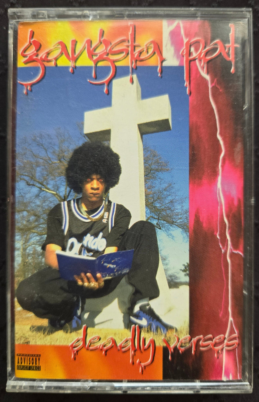 Gangsta Pat "Deadly Verses" (used cassette)-Cassette Tapes-UnDigable Digs