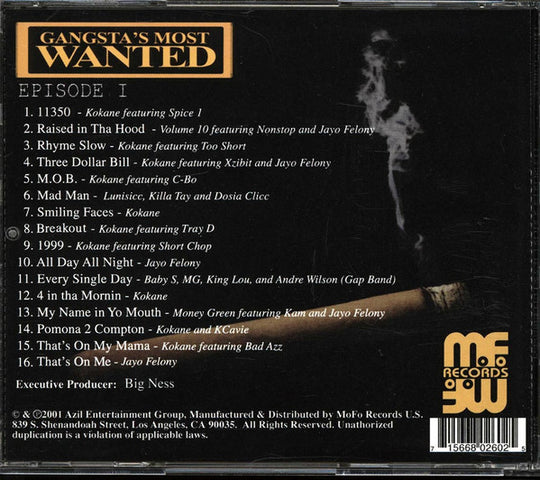 Gangsta's Most Wanted: Episode I (CD)-CDs-UnDigable Digs