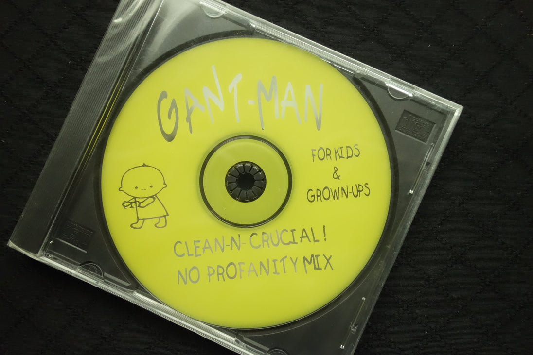 Gant-Man "Clean-N-Crucial! No Profanity Mix"(CD)-CDs-UnDigable Digs