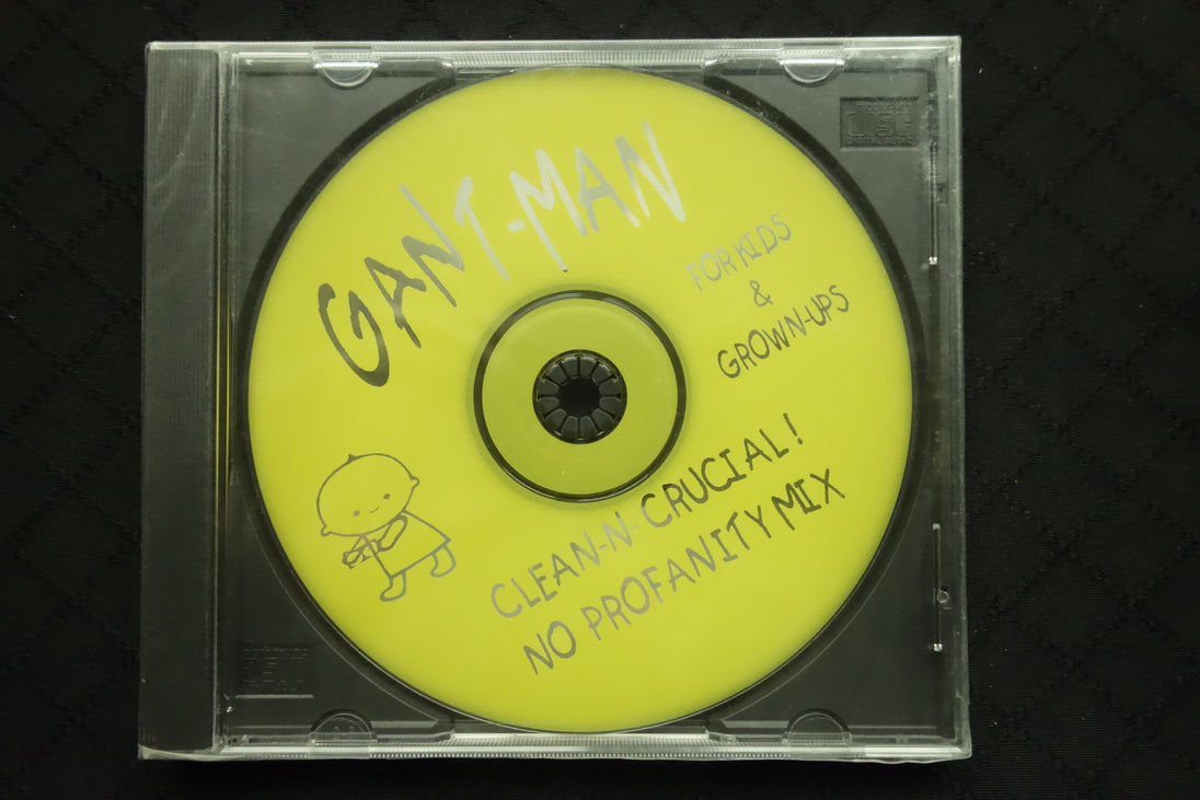 Gant-Man "Clean-N-Crucial! No Profanity Mix"(CD)-CDs-UnDigable Digs