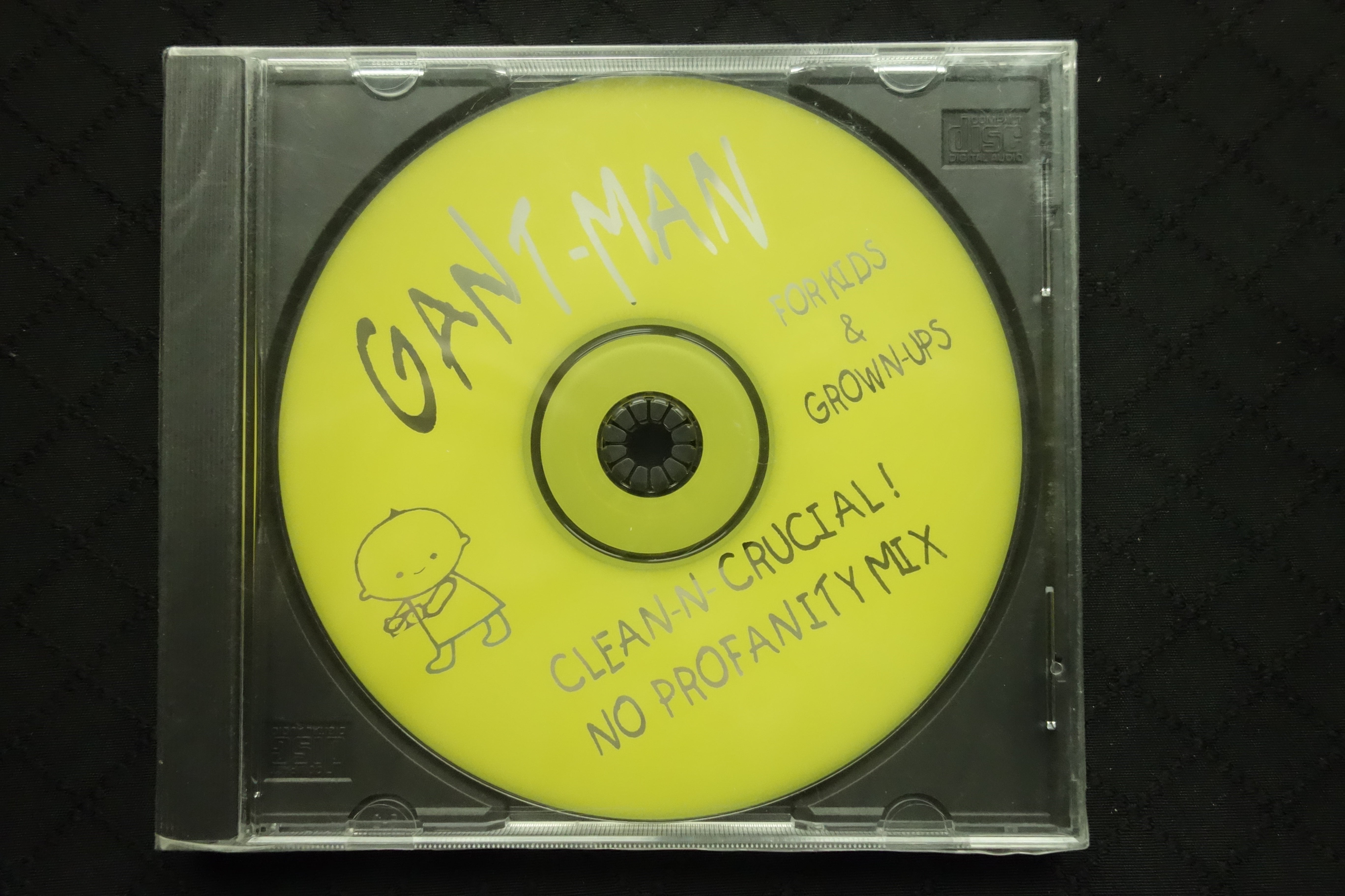 Gant-Man "Clean-N-Crucial! No Profanity Mix"(CD)-CDs-UnDigable Digs