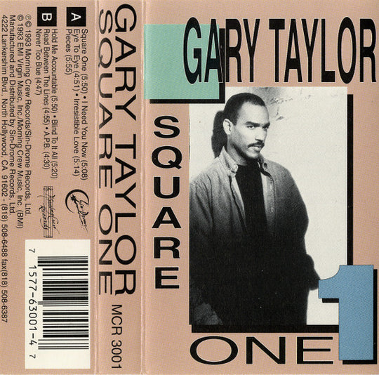 Gary Taylor "Square One"-Cassette Tapes-UnDigable Digs