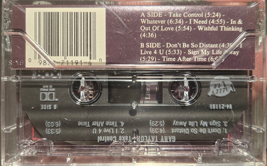 Gary Taylor "Take Control"-Cassette Tapes-UnDigable Digs