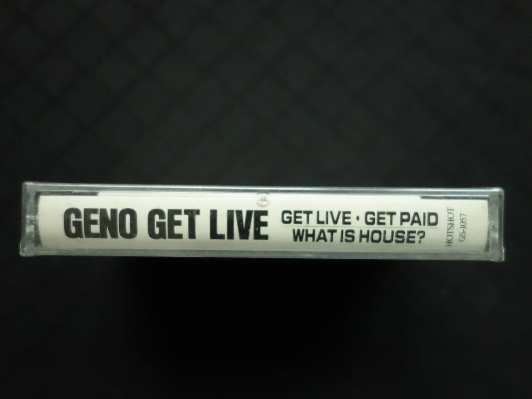 Geno Get Live "Get Live • Get Paid / What Is House?" (Maxi-Single)-Cassette Tapes-UnDigable Digs