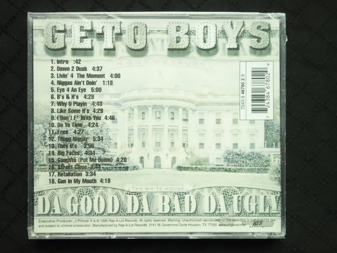 Geto Boys "Da Good Da Bad & Da Ugly" (CD)-CDs-UnDigable Digs