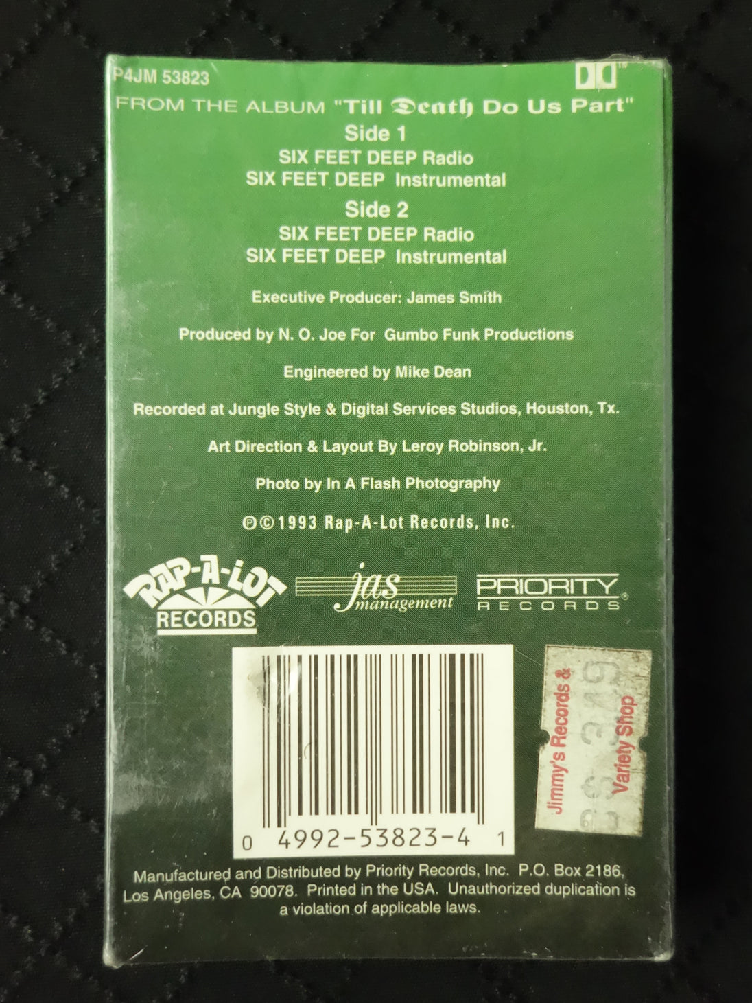 Geto Boys "Six Feet Deep" (Single)-Cassette Tapes-UnDigable Digs