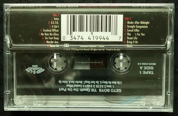 Geto Boys "Till Death Do Us Part"-Cassette Tapes-UnDigable Digs