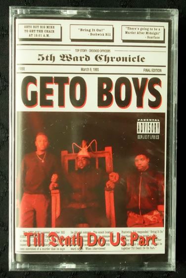 Geto Boys "Till Death Do Us Part"-Cassette Tapes-UnDigable Digs