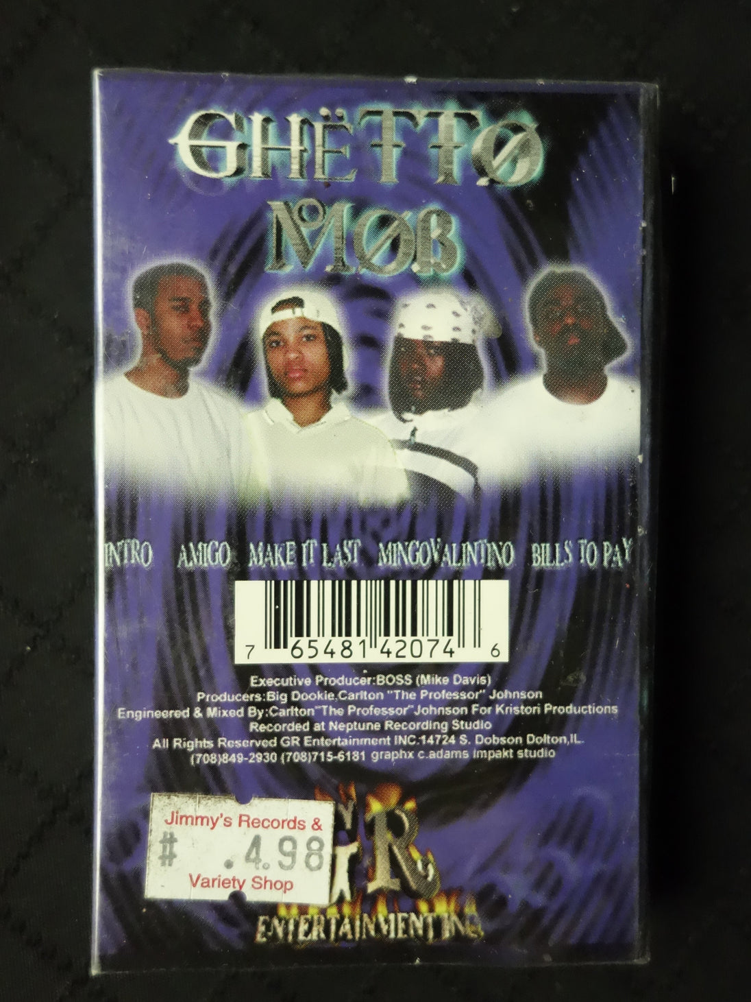 Ghetto Mob "Ghetto Mob" (EP)-Cassette Tapes-UnDigable Digs