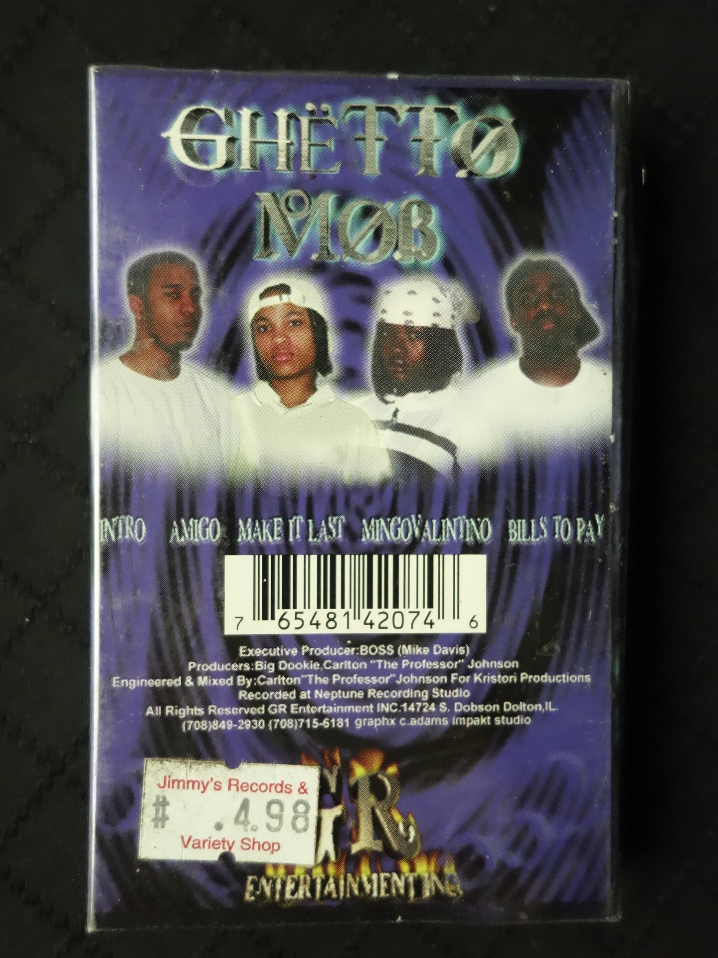 Ghetto Mob "Ghetto Mob" (EP)-Cassette Tapes-UnDigable Digs
