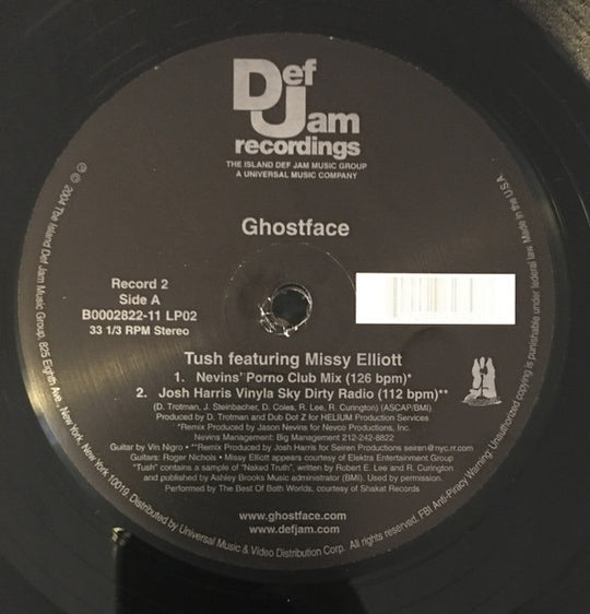 Ghostface featuring Missy Elliott "Tush" (12" Single)-Vinyl Records-UnDigable Digs