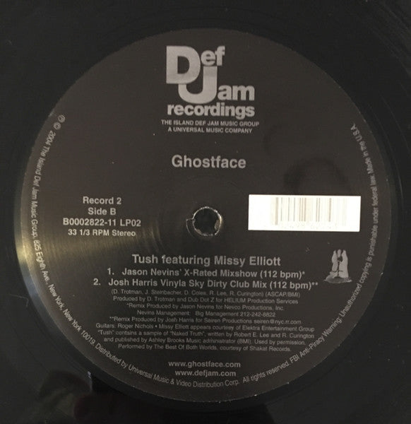 Ghostface featuring Missy Elliott "Tush" (12" Single)-Vinyl Records-UnDigable Digs