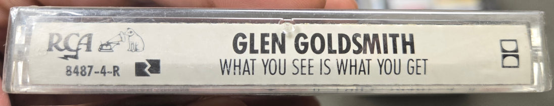 Glen Goldsmith "What You See Is What You Get"-Cassette Tapes-UnDigable Digs