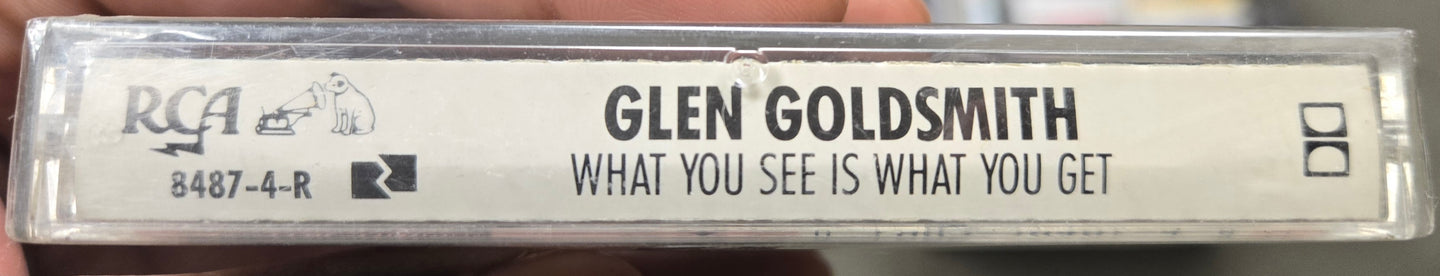 Glen Goldsmith "What You See Is What You Get"-Cassette Tapes-UnDigable Digs