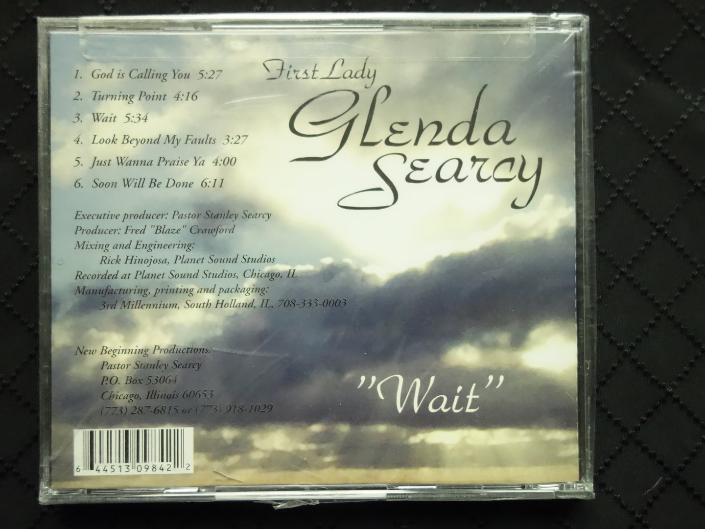 Glenda Searcy “Wait” (CD)-CDs-UnDigable Digs
