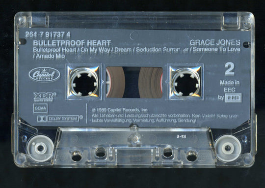 Grace Jones "Bulletproof Heart"-Cassette Tapes-UnDigable Digs