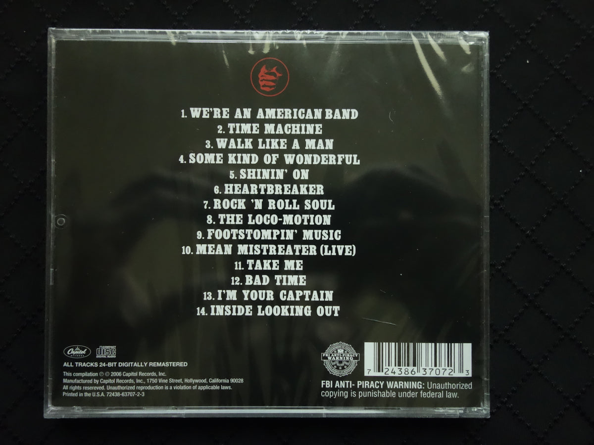 Grand Funk Railroad "Greatest Hits" (CD)-CDs-UnDigable Digs