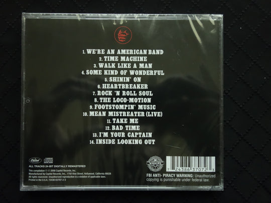 Grand Funk Railroad "Greatest Hits" (CD)-CDs-UnDigable Digs