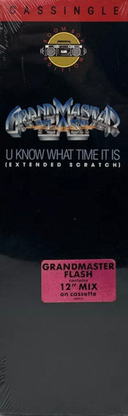 Grandmaster Flash "U Know What Time It Is (Extended Scratch)" (LongBox Cassette)-Cassette Tapes-UnDigable Digs